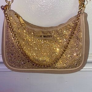 Steve Madden New barely worn, shoulder bag with coin, wallet attached.